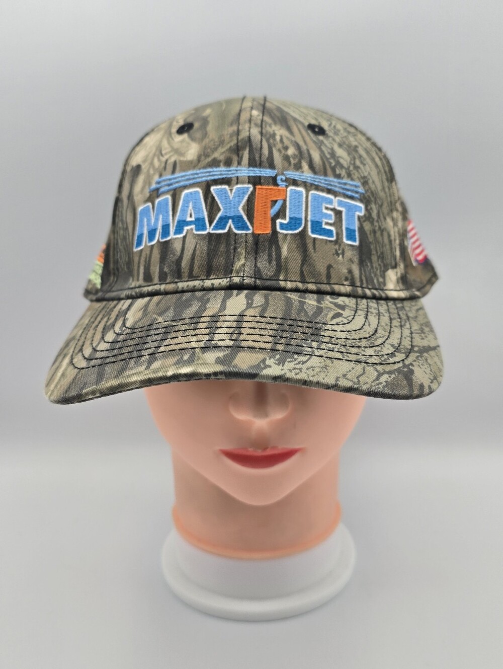 Maxjet Irrigation SCN Southern Citrus Nurseries Mossy Oak Camo Adjustable Hat